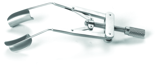 Liberman Eye Speculum – Pediatric Size 10mm, Thin Solid Blades